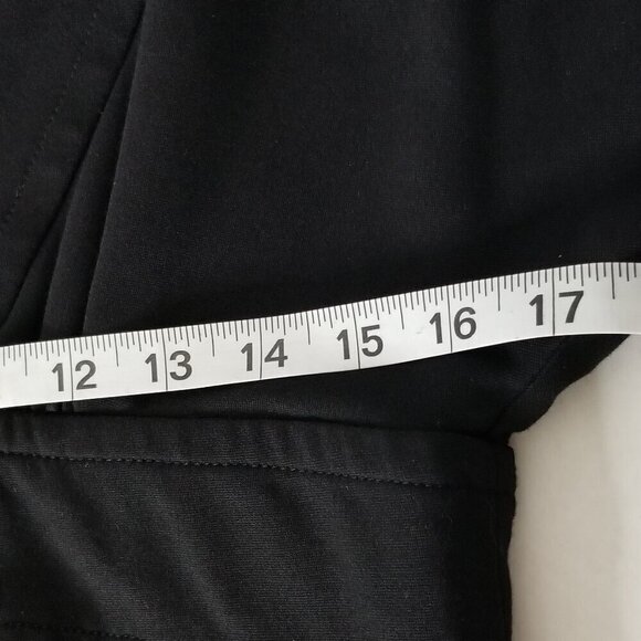 Trina Turk V-Neck Mini Empire Waist Dress Goth Witchy Pockets Staple Classic XS - Picture 12 of 16